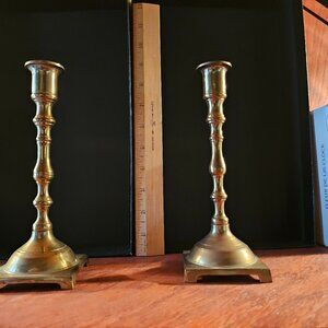 TWO Brass Candlesticks